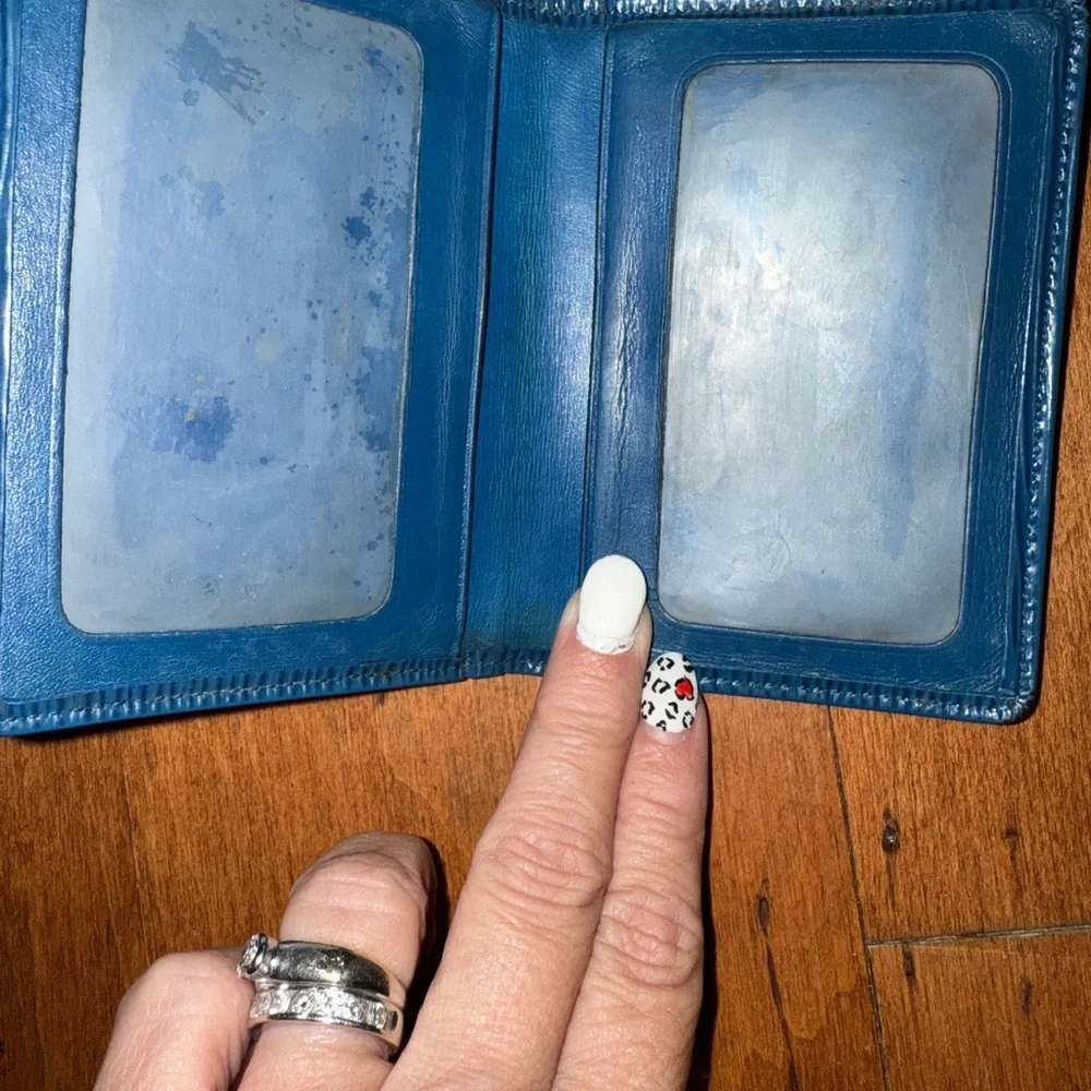 Louis Vuitton Vibrant Blue Epi card holder